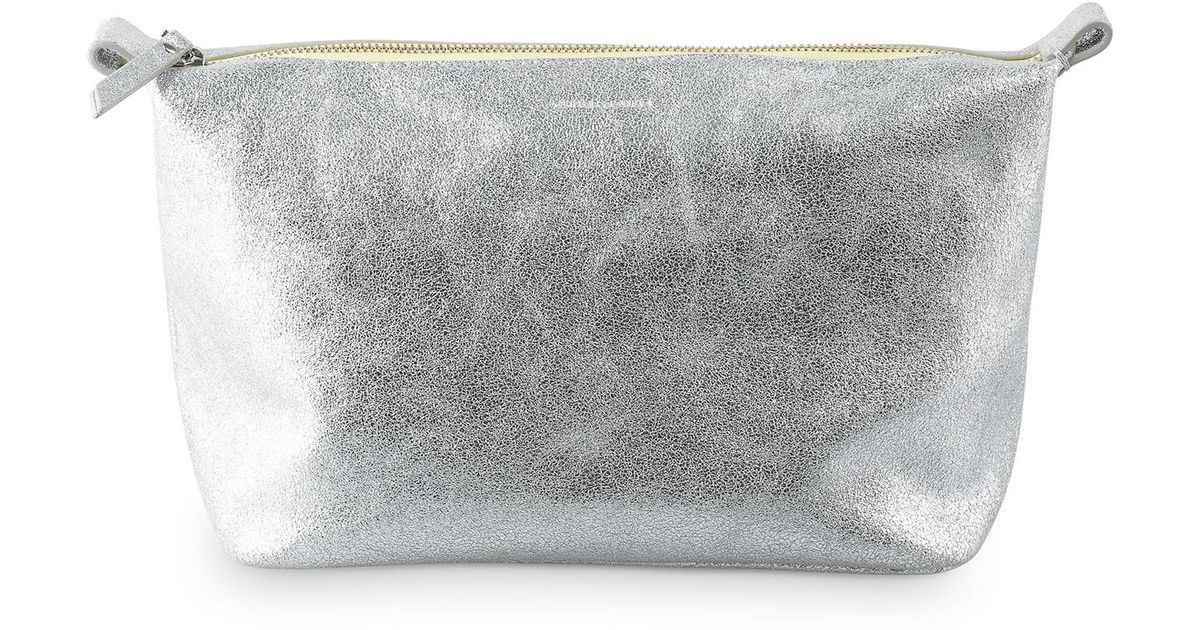 silver wash bag