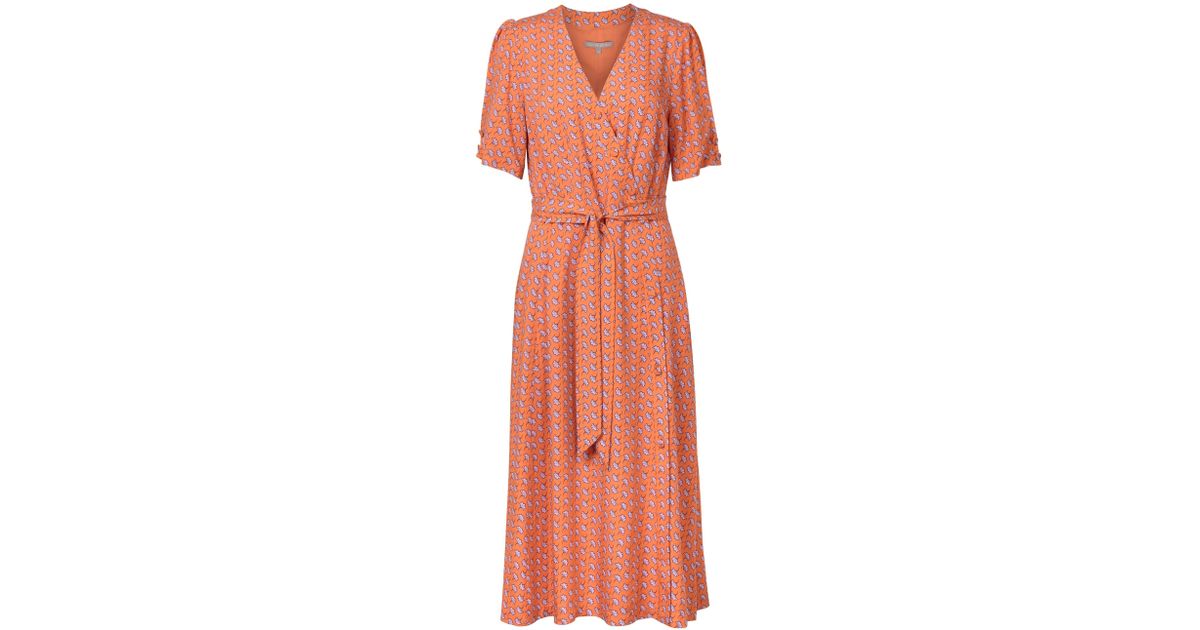 oliver bonas orange dress