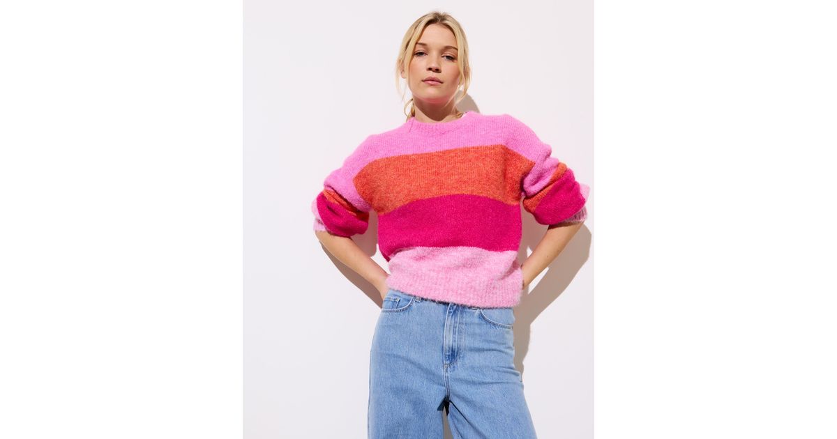 Pink Oliver Bonas Orange Jumper NWOT OLIVER BONAS Cardigan Sweater