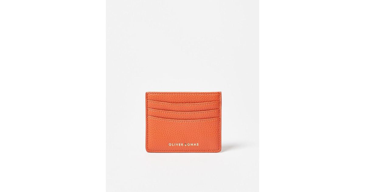 Oliver Bonas Lola Card Holder in Orange Lyst