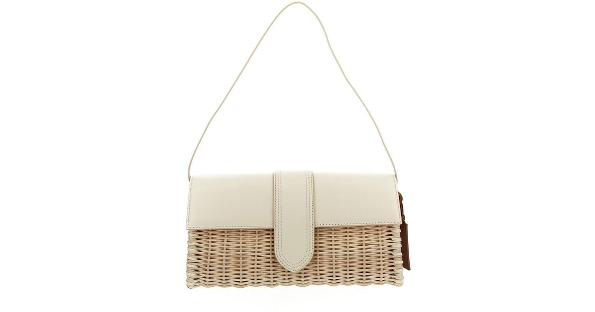 Jacquemus Le Bambino Long Osier in Natural | Lyst