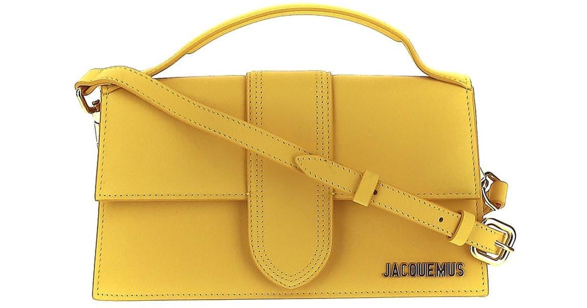 Jacquemus Leather Le Grand Bambino in Yellow | Lyst