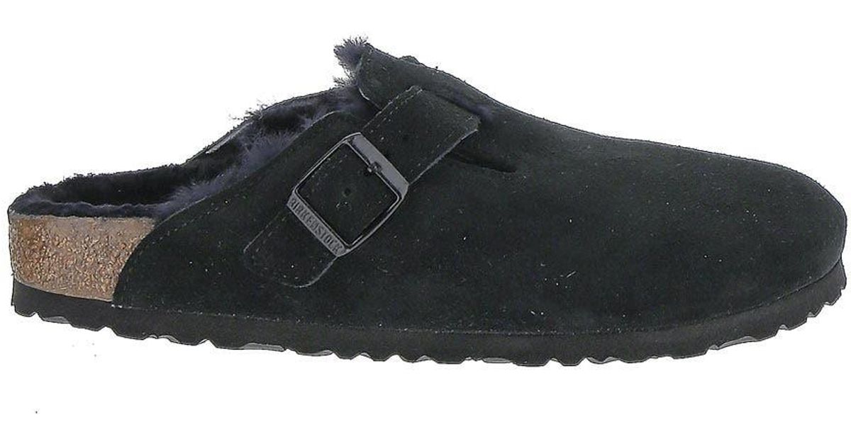 boston shearling black