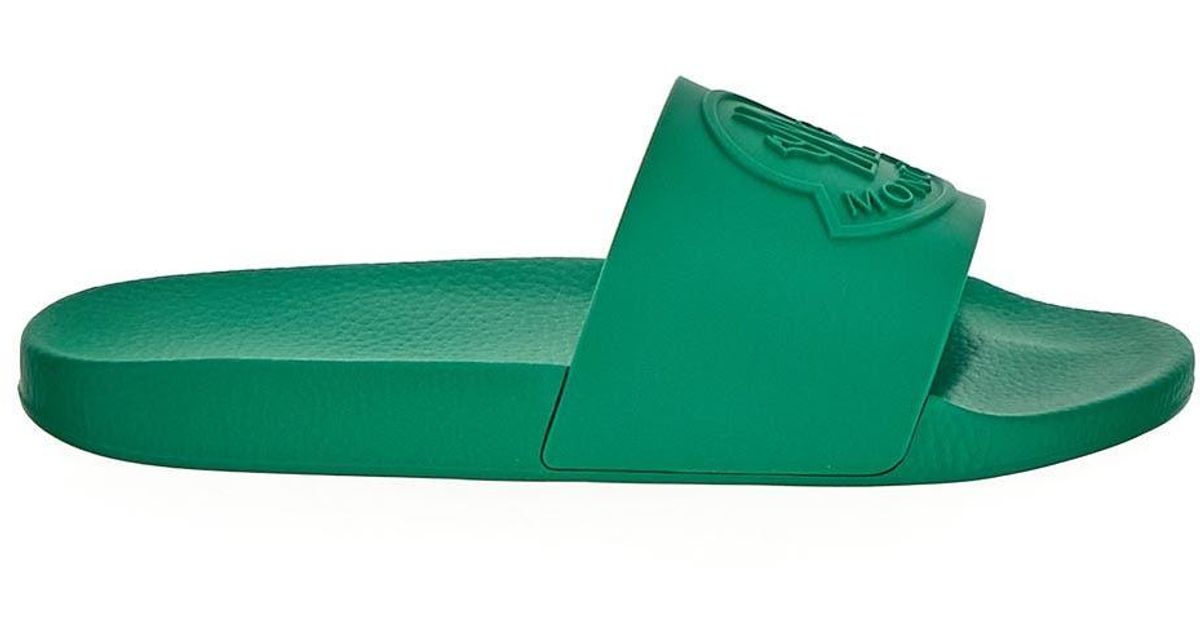 moncler slides white