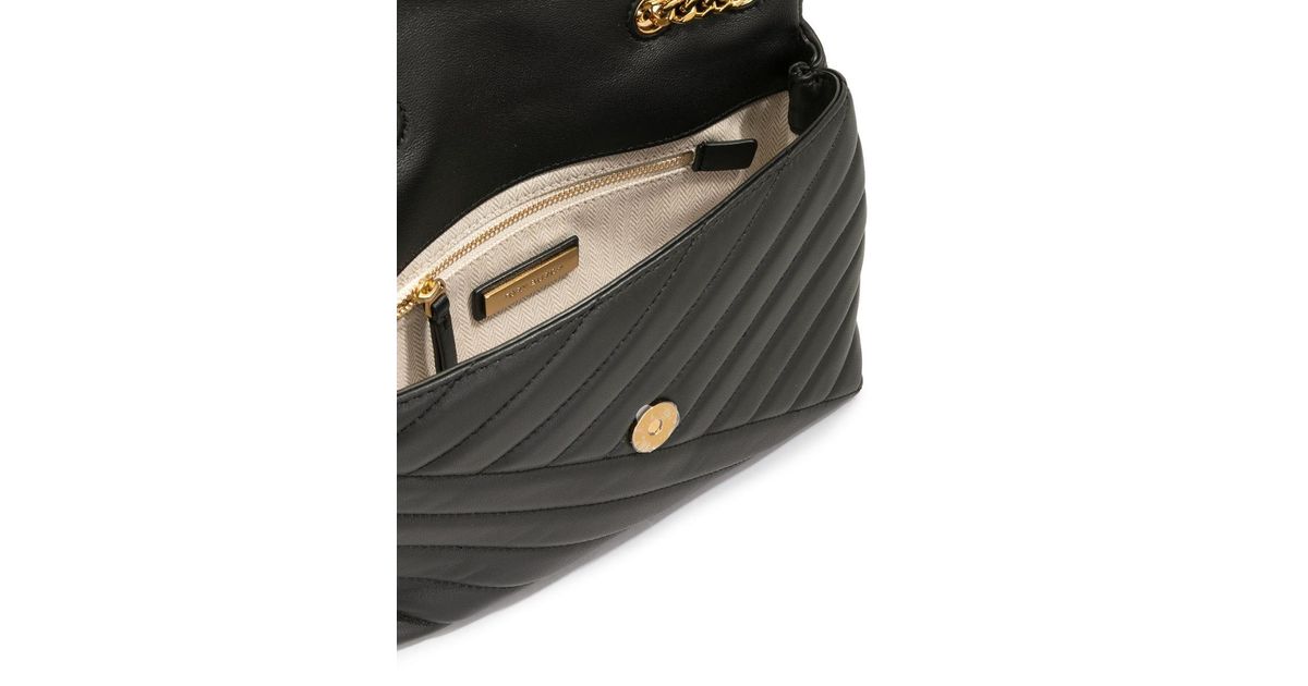 Tory Burch Kira Chevron Small Leather Crossbody in Natural Lyst