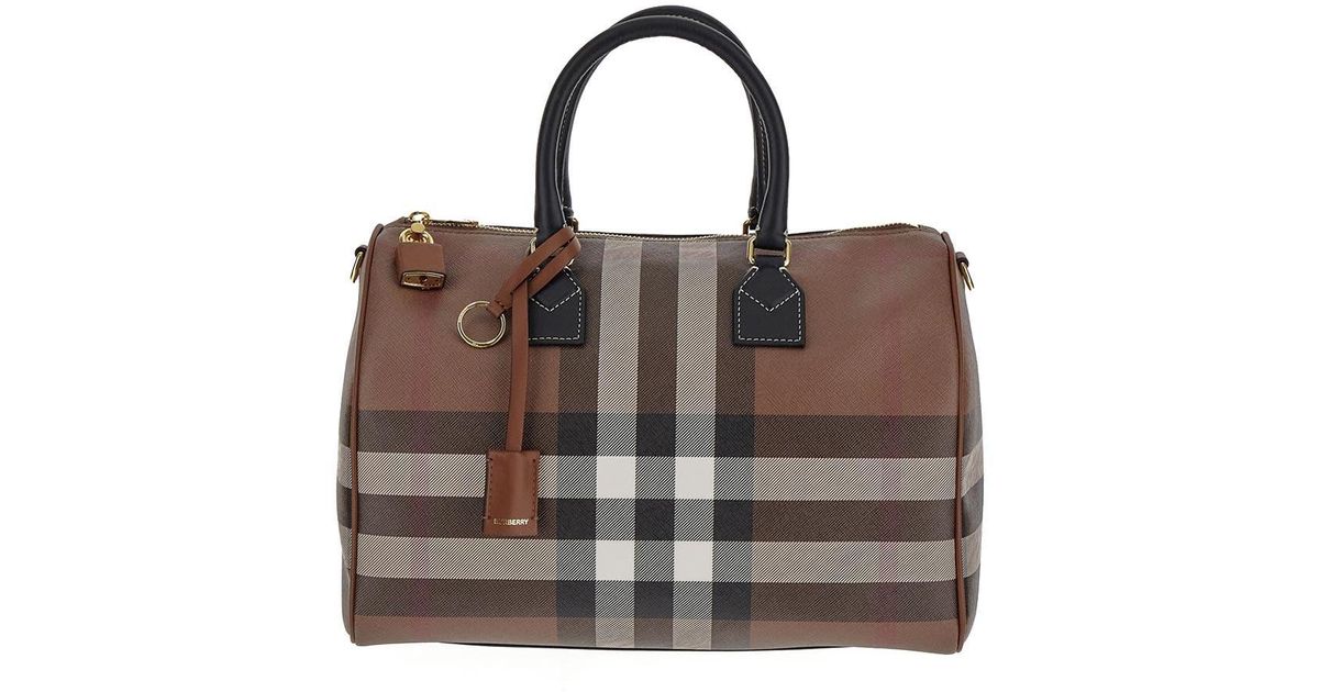 Burberry Bowling Bag in Brown Lyst