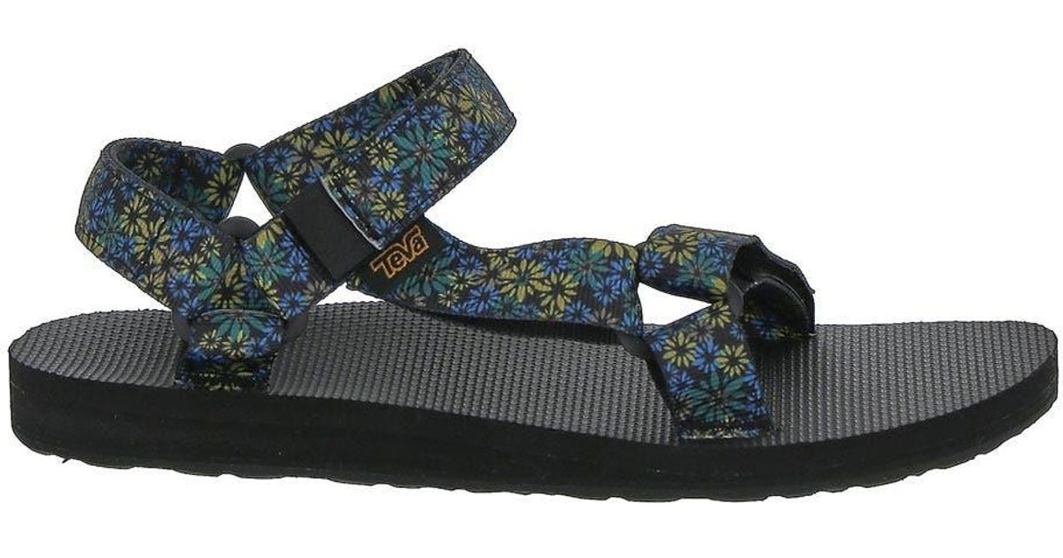 Teva Universal Wildflower Sandals in Black | Lyst