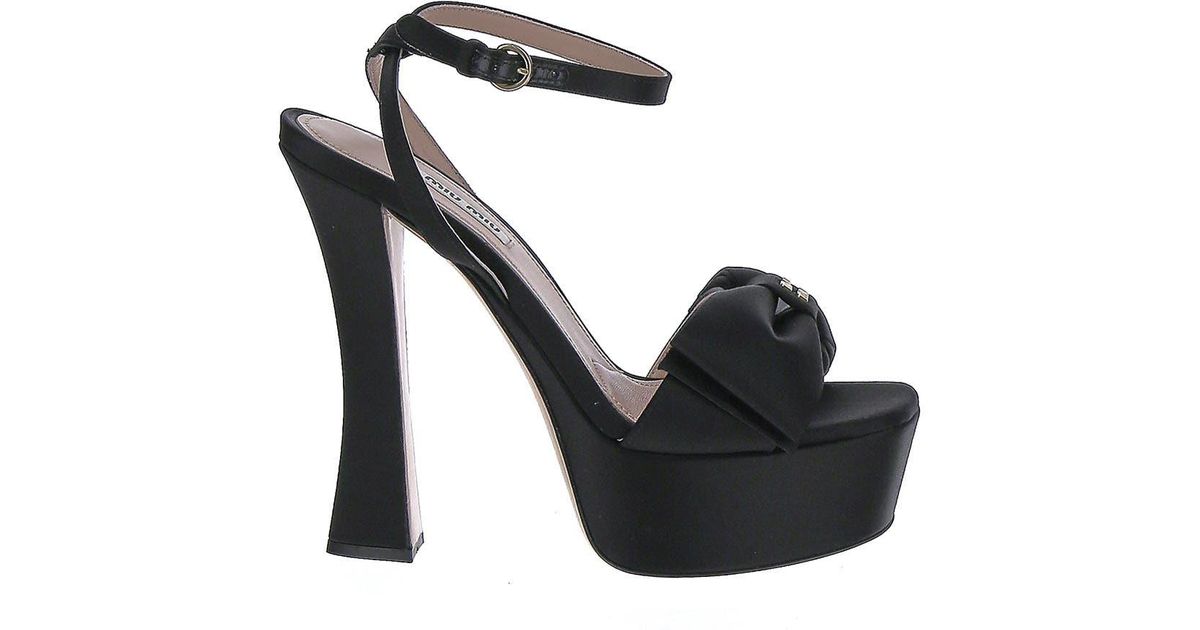 miu miu black heels