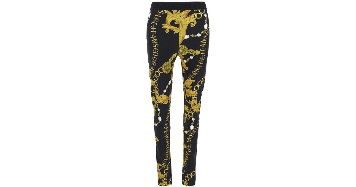 Versace Jeans Couture Chain Couture Leggings for Women