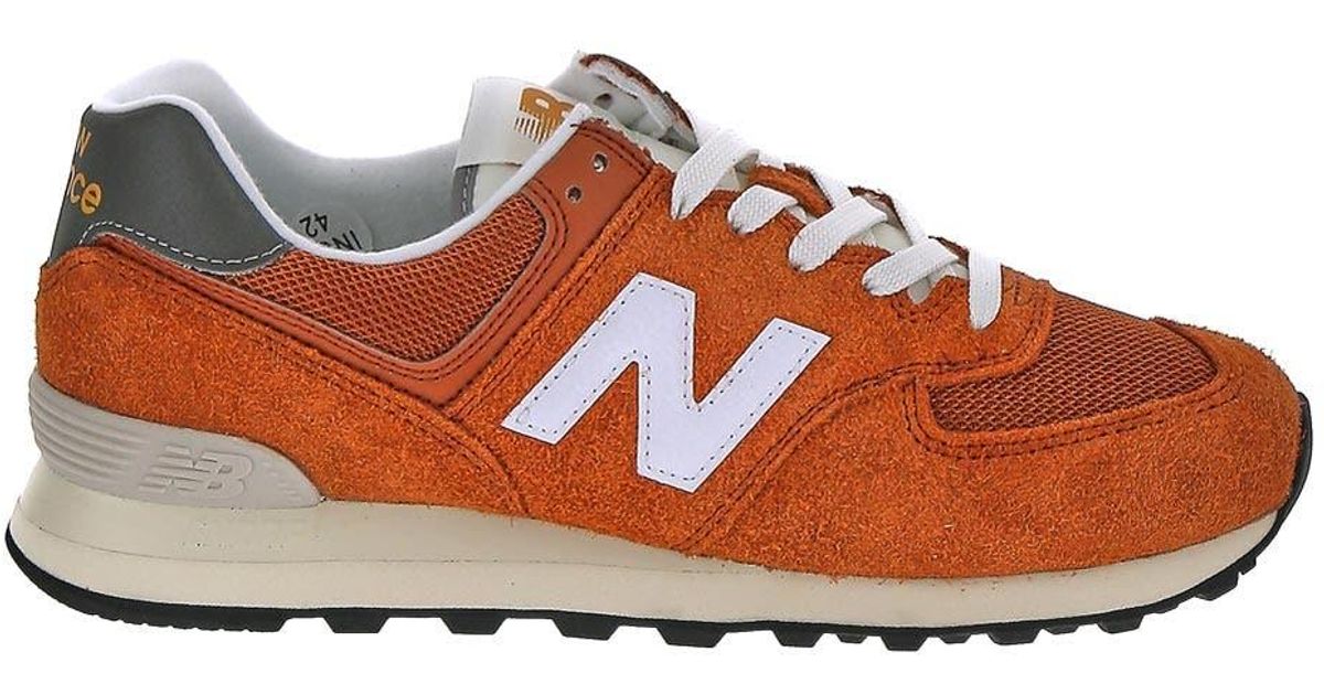 New Balance U574 Sneakers in Brown Lyst UK