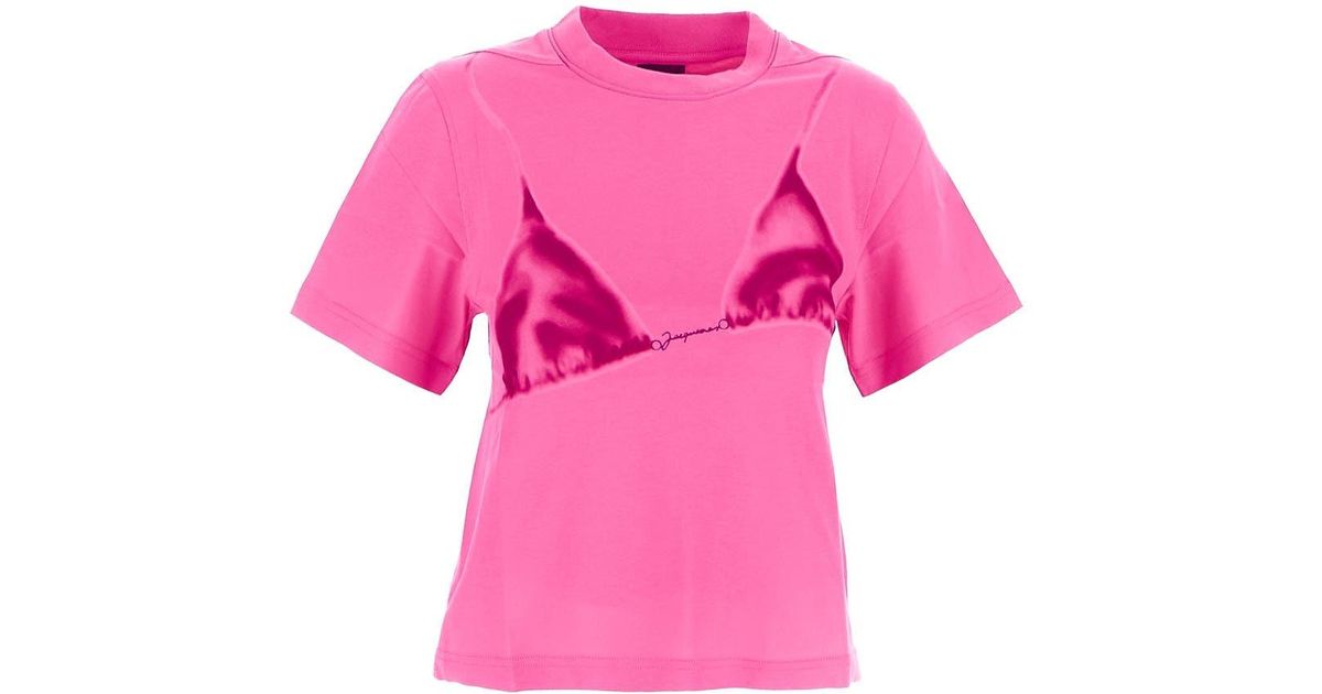 jacquemus t shirt pink