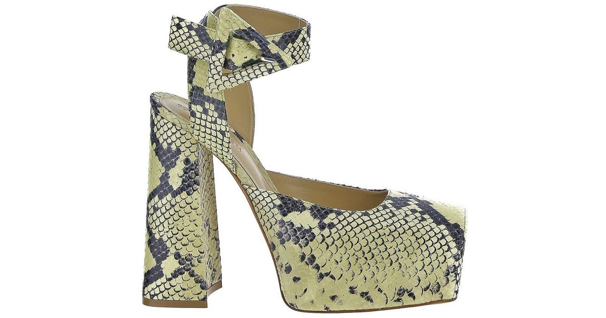 Bottega Tower Pump in Green Lyst UK