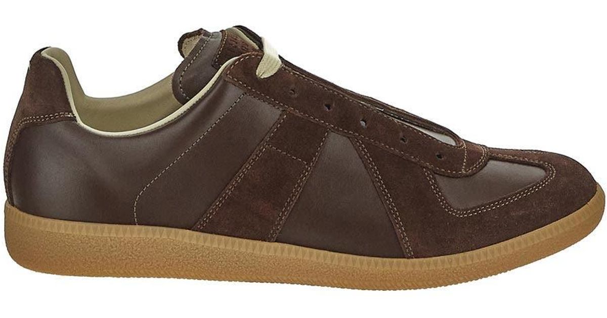 Maison Margiela Replica Sneaker in Brown for Men | Lyst