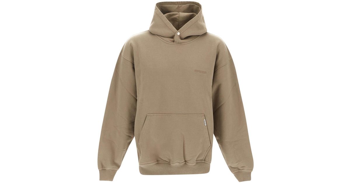 fear of god essentials taupe hoodie