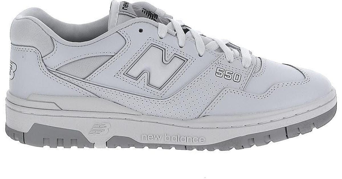 New Balance Leather 550 Sneaker in White for Men Lyst UK
