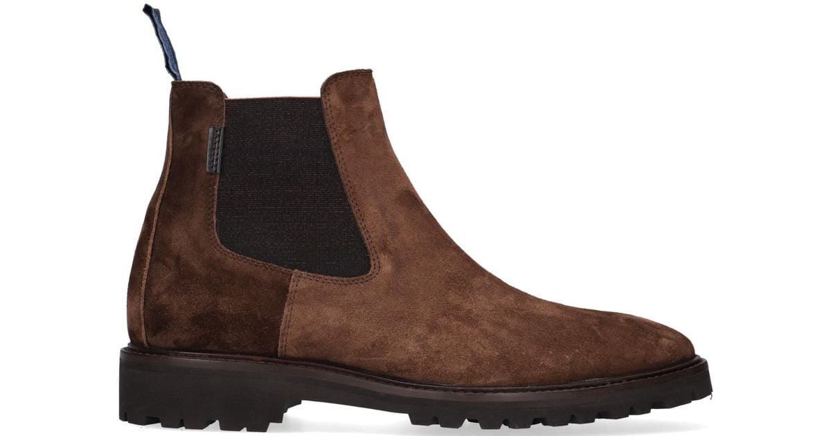 Floris Van Bommel Chelsea Boots 20072 in het Bruin voor heren - Lyst