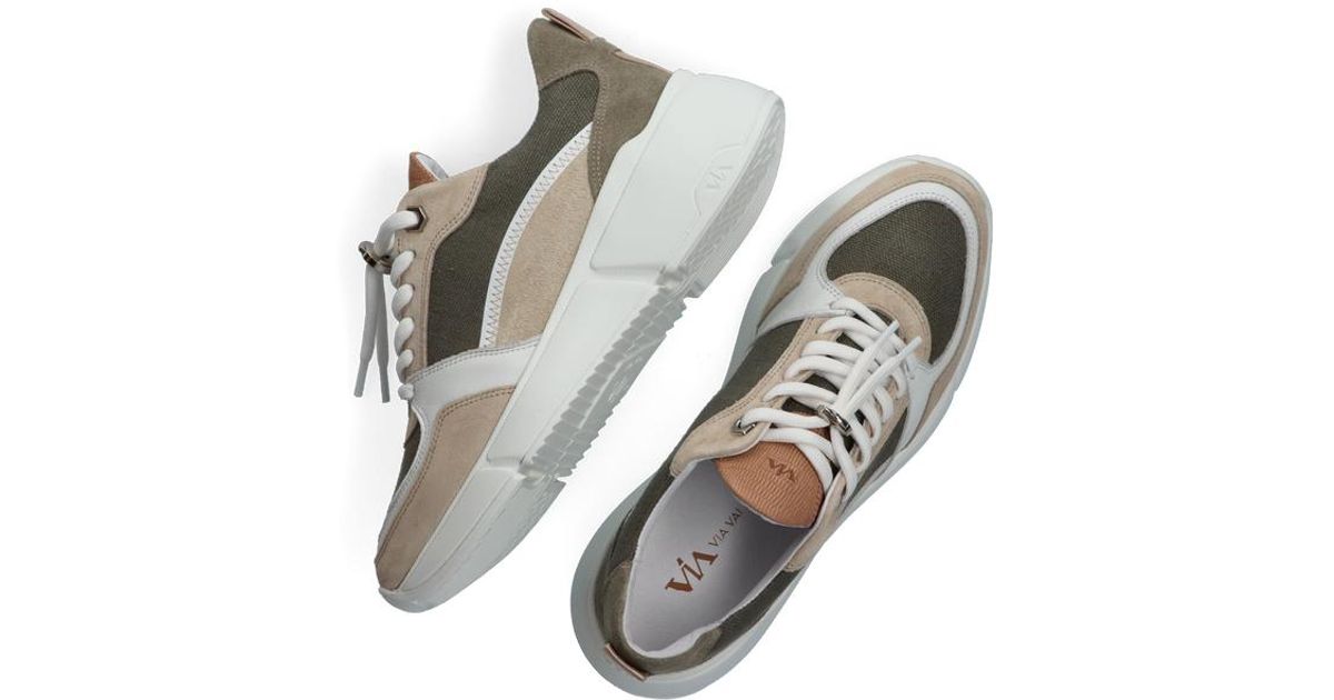 VIA VAI Sneakers Celina Jess Canvas Combi Bianco Bianco | The Little Green  Bag
