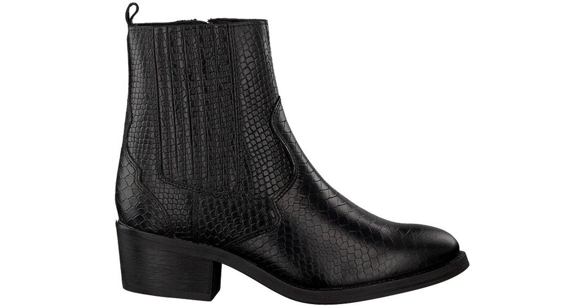 Zwarte OMODA Enkellaarsjes 052.405 | Omoda