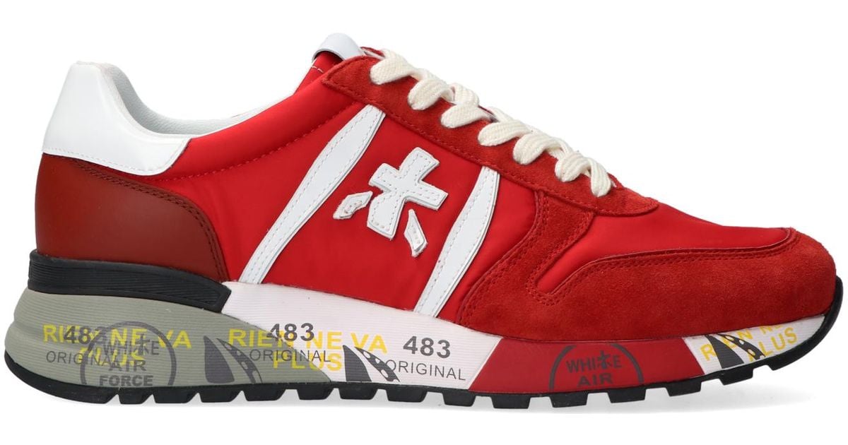 Premiata Rote Sneaker Low Lander in Rot für Herren | Lyst AT