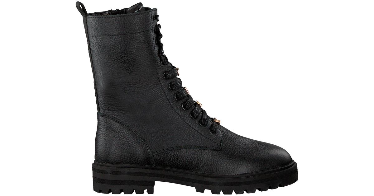 Mexx Zwarte Veterboots Flux in het Zwart - Lyst