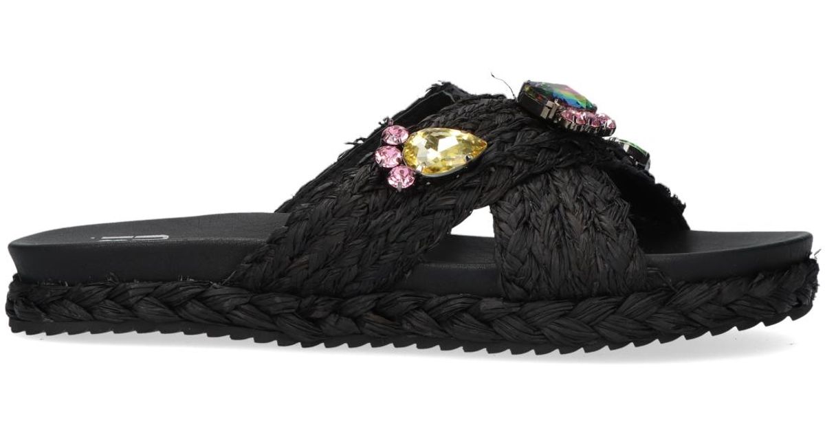Bibi Lou Slippers 889z70hg in het Zwart - Lyst