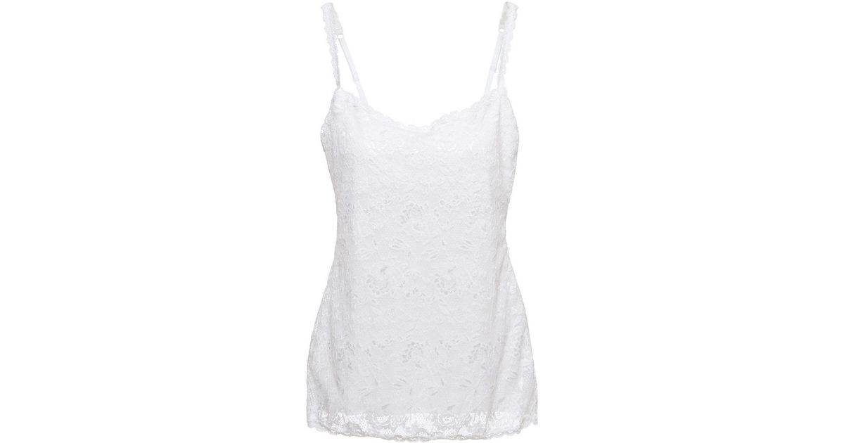 Cosabella Never Say Never Sassie Lace Camisole in White - Lyst