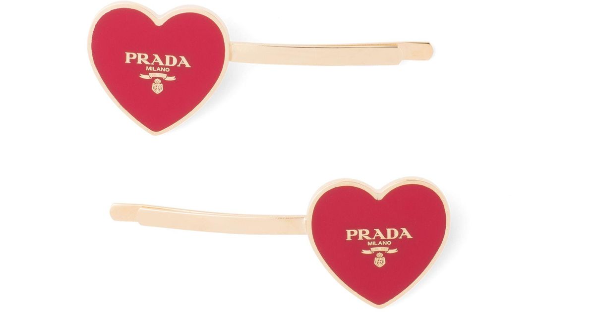 Prada Enamel Hair Pins - Lyst