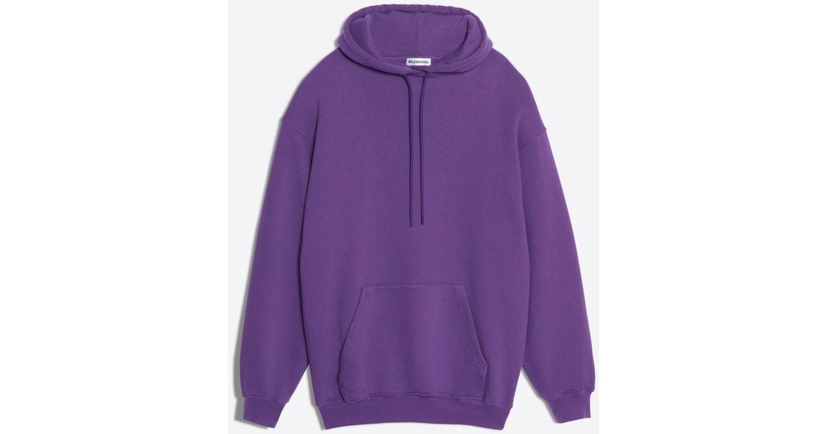 balenciaga sweatshirt purple