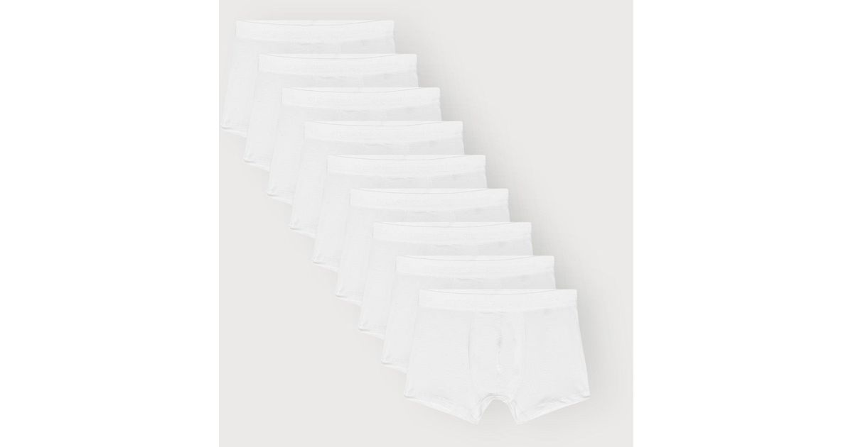 Organic Basics Core Trunks 9-Pack in White for Men | Lyst