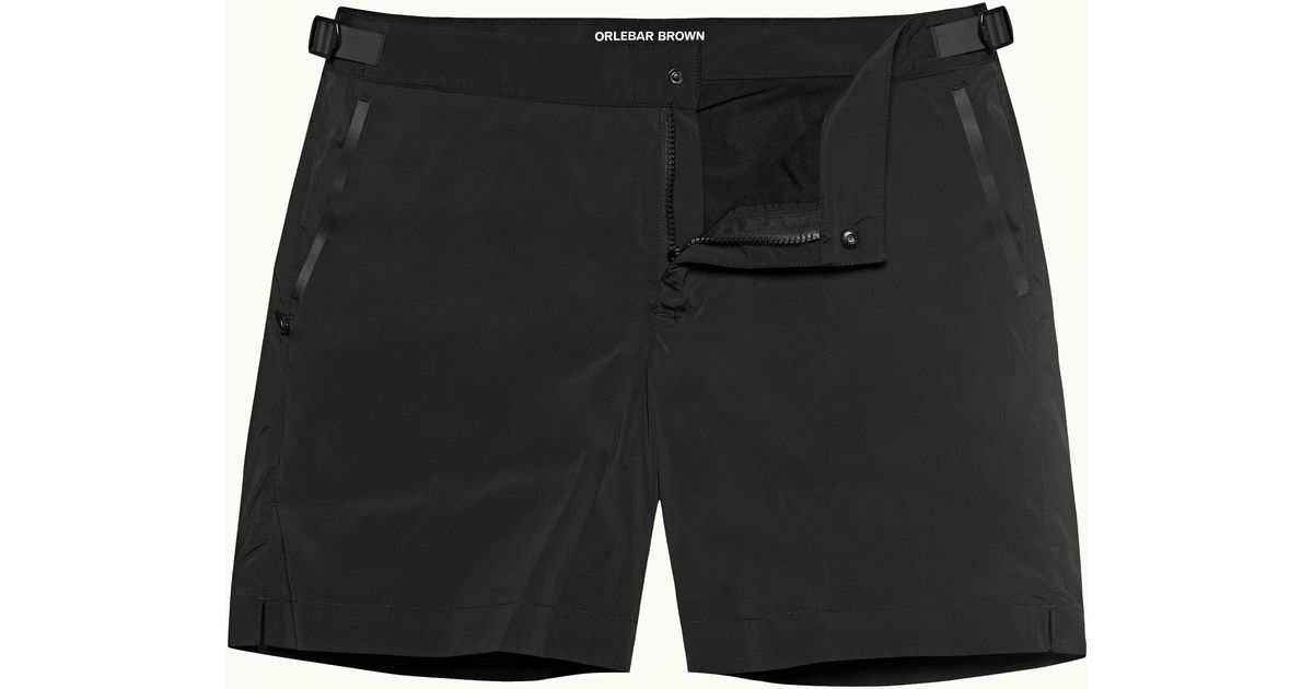 Orlebar Brown Bulldog Bonded in Black | Lyst