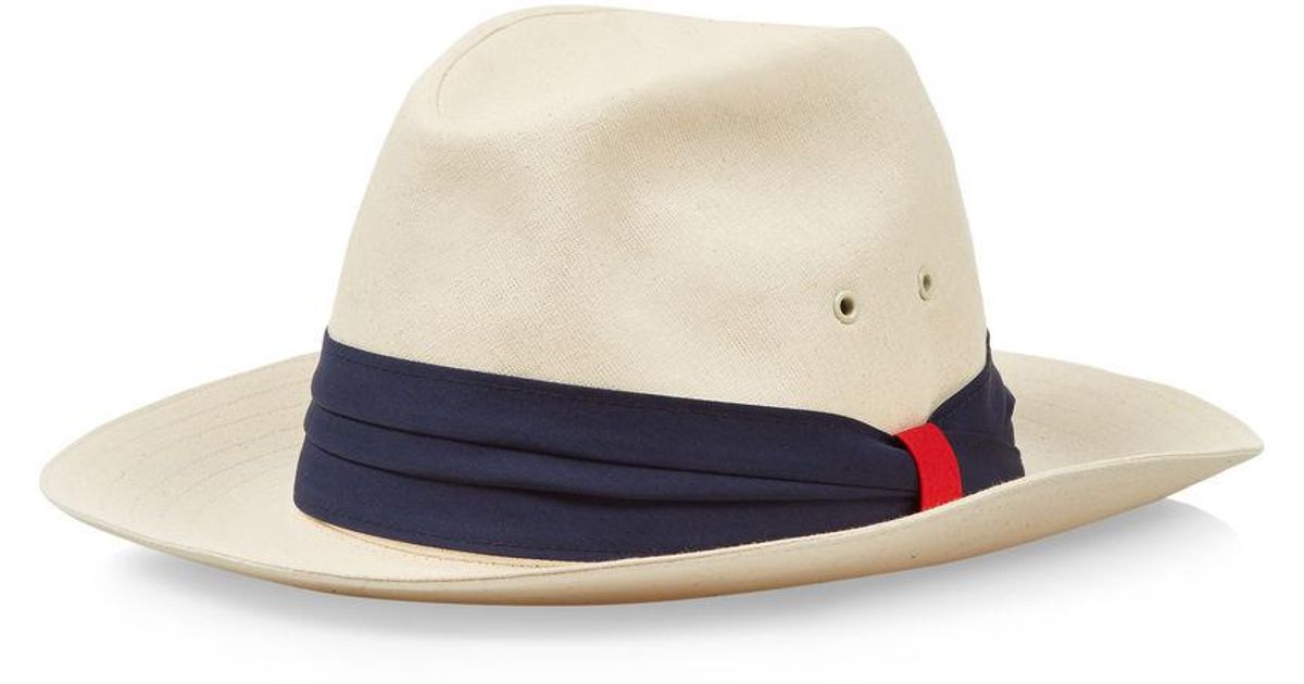 canvas panama hat