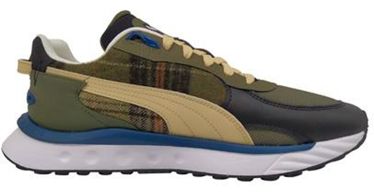 puma wild rider flannel