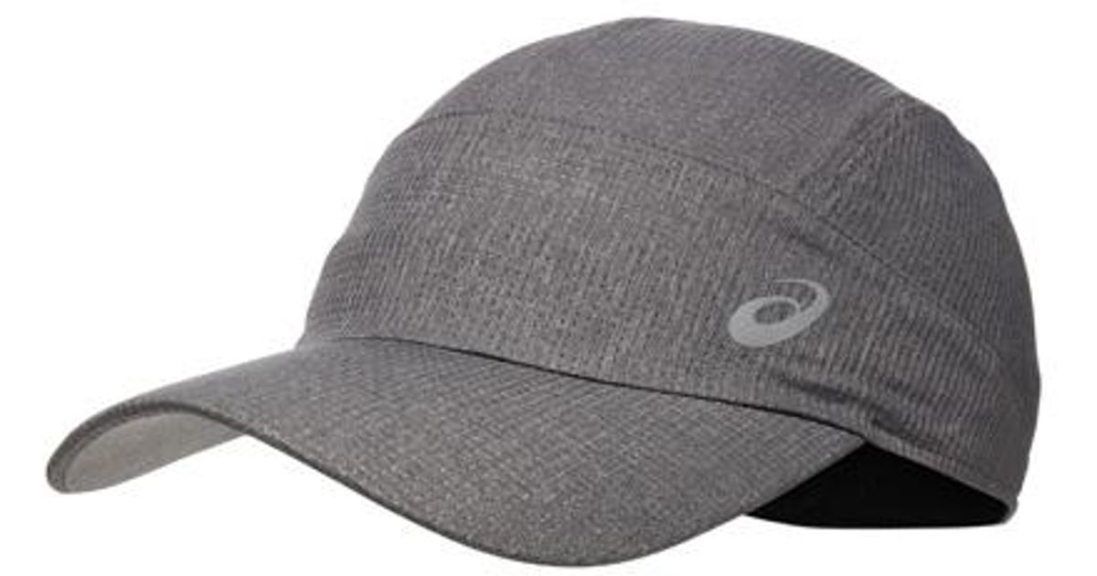 Asics Lightweight Running Cap Carbon in Grey for Men Lyst