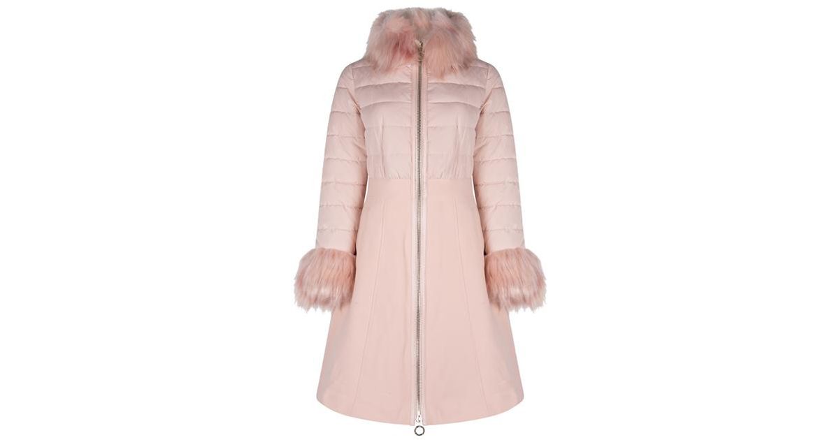 Guess Ballerina Puffer Dolly Pink - Lyst