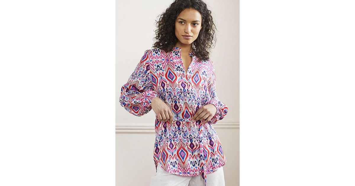 Boden Rosie Linen Shirt Mul Lyst