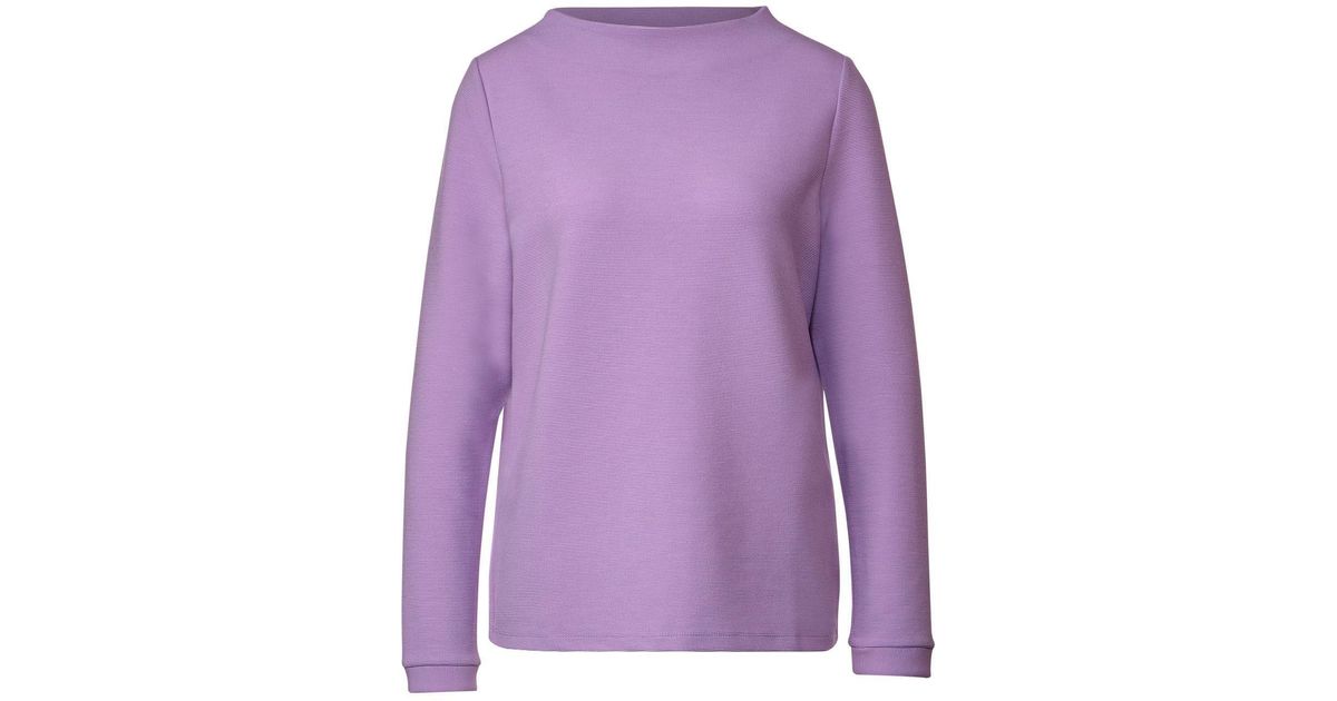 soft in turtle Lyst DE T-Shirt One Lila n, | LTD structure pure Street QR fine lilac
