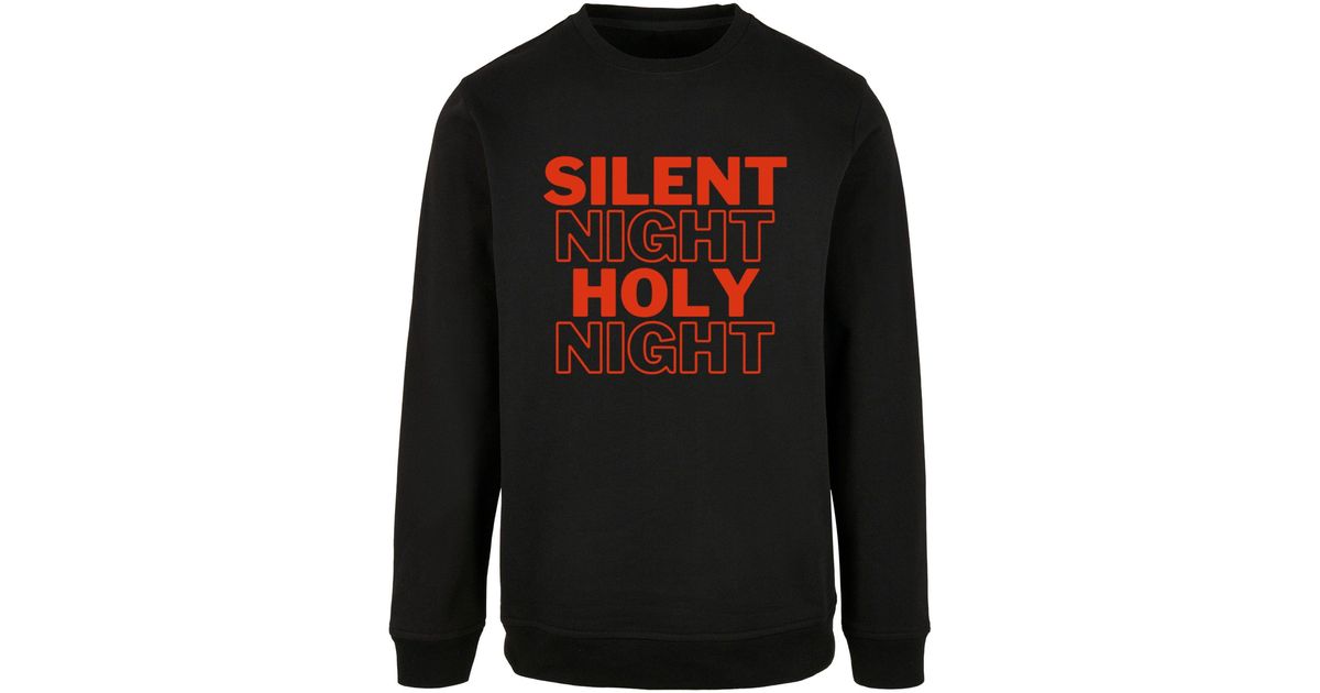 Holy Print Herren in DE Hoodie Weihnachten für Silent Lyst | Night Schwarz F4NT4STIC