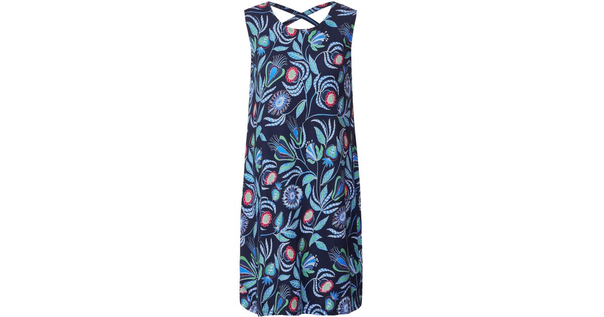 Cecil Sommerkleid mit Blumenmuster in Blau | Lyst DE | Sommerkleider