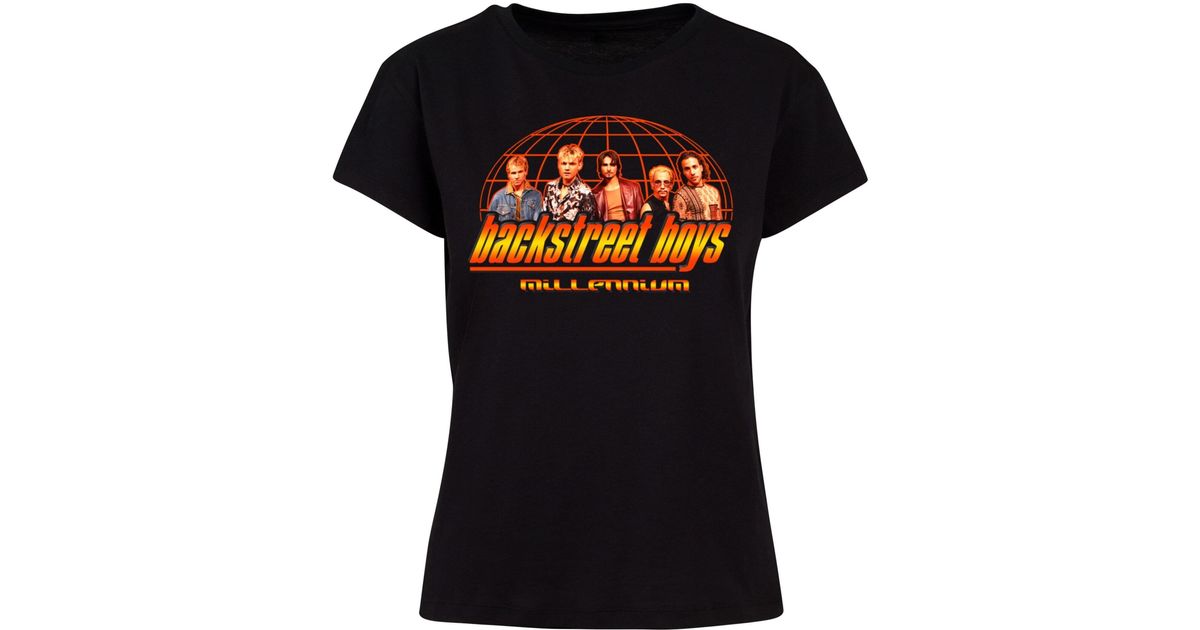 DE Lyst Ladies T-Shirt Schwarz Merchcode Boys | in Backstreet