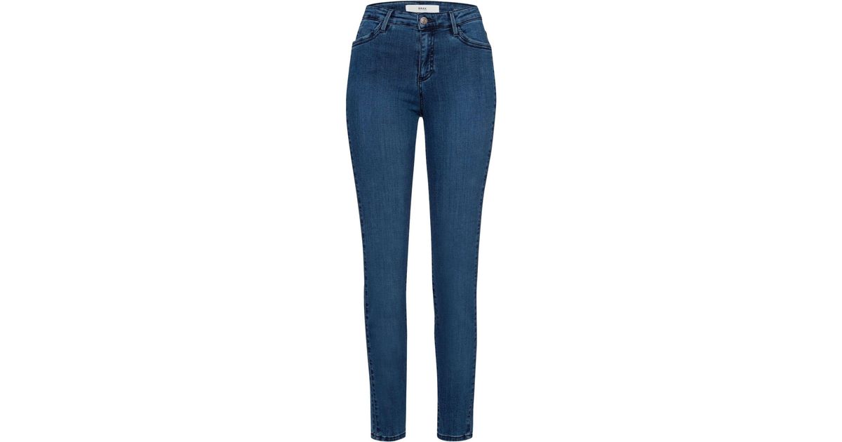 STYLE SHAKIRA Slim Lyst Fit Blau | Thermo 5-Pocket- (1-tlg) Brax DE Jeans in