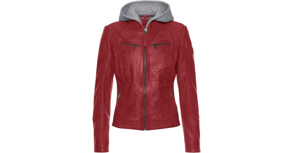 Gipsy lederjacke nola rot Clearance