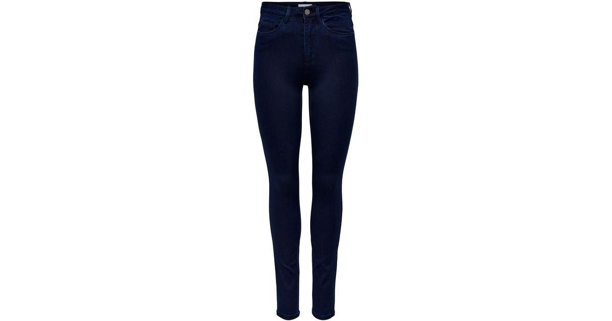 ONLY Skinny-fit-Jeans ONLROYAL HIGH SKINNY JEANS 101 in Blau | Lyst DE