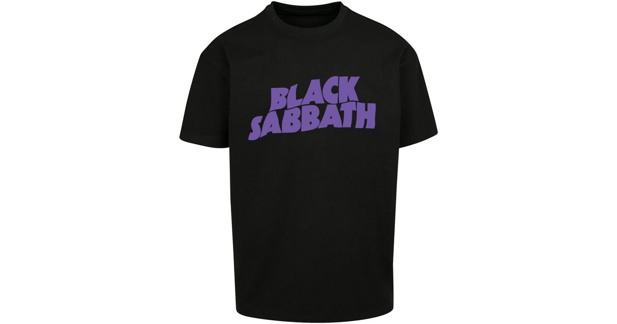 F4NT4STIC T-Shirt Lyst | Black Print Metal Logo Band Heavy Wavy Sabbath für Herren DE