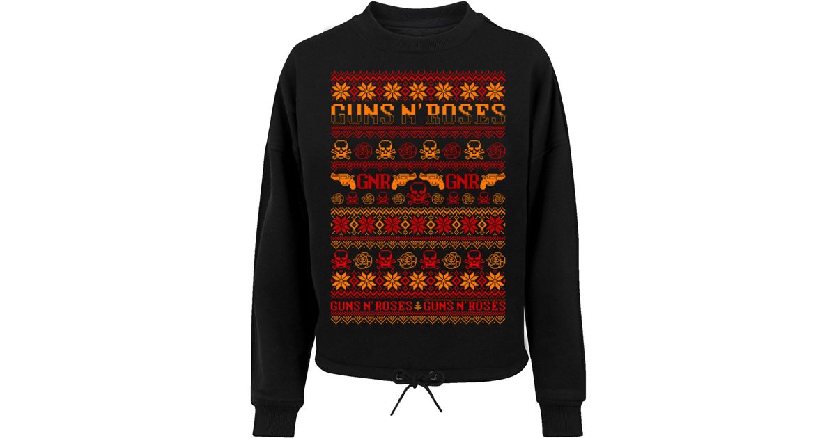 F4NT4STIC Sweatshirt Guns n\' Roses Weihnachten Christmas Musik,Band,Logo in  Schwarz | Lyst DE | Hoodies