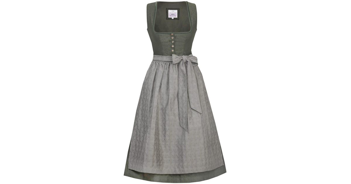 Marjo Dirndl 'Lina' Traditionell 699675, Efeu 70cm in Grau | Lyst DE
