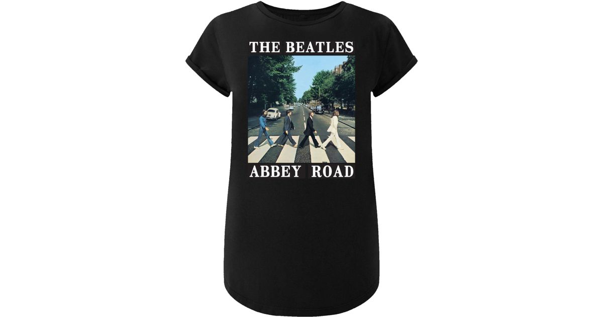 F4NT4STIC T-Shirt The Beatles Abbey Road in Schwarz | Lyst DE