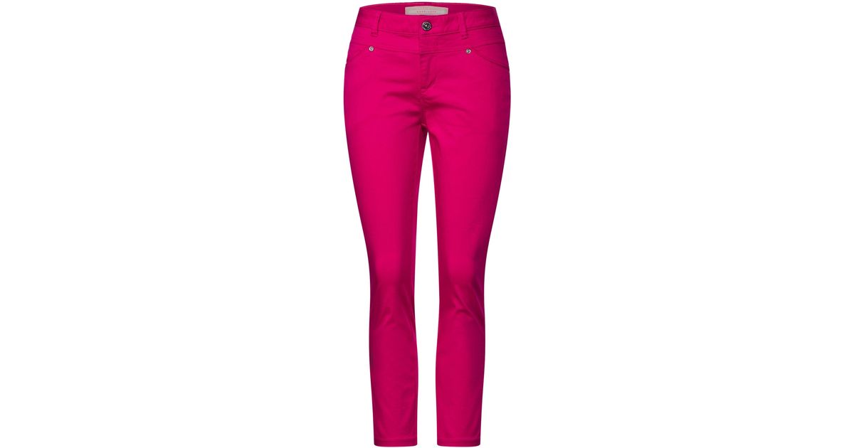 Street One Stoffhose 4-Pocket Style DE in Lyst | Pink
