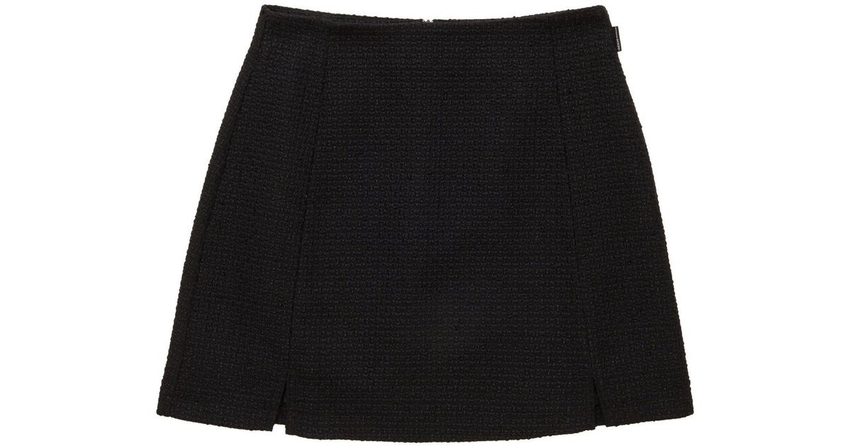 Tom Tailor Denim Hosenrock boucle mini skirt in Schwarz | Lyst DE