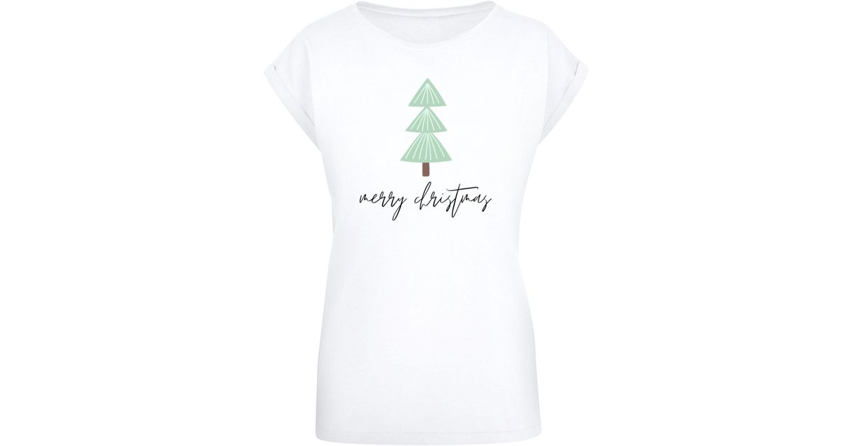 F4NT4STIC T-Shirt Merry Christmas Weihnachten Print in Weiß | Lyst DE | T-Shirts
