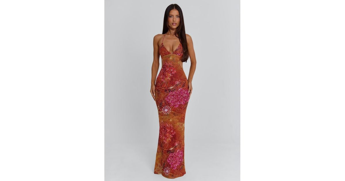 esmeralda maxi dress golden crystal Petal and Pup Women's Esmeralda Maxi Dress main image 0